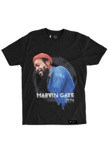 Miles Carter Designs Shirt S Marvin Gaye circa '74