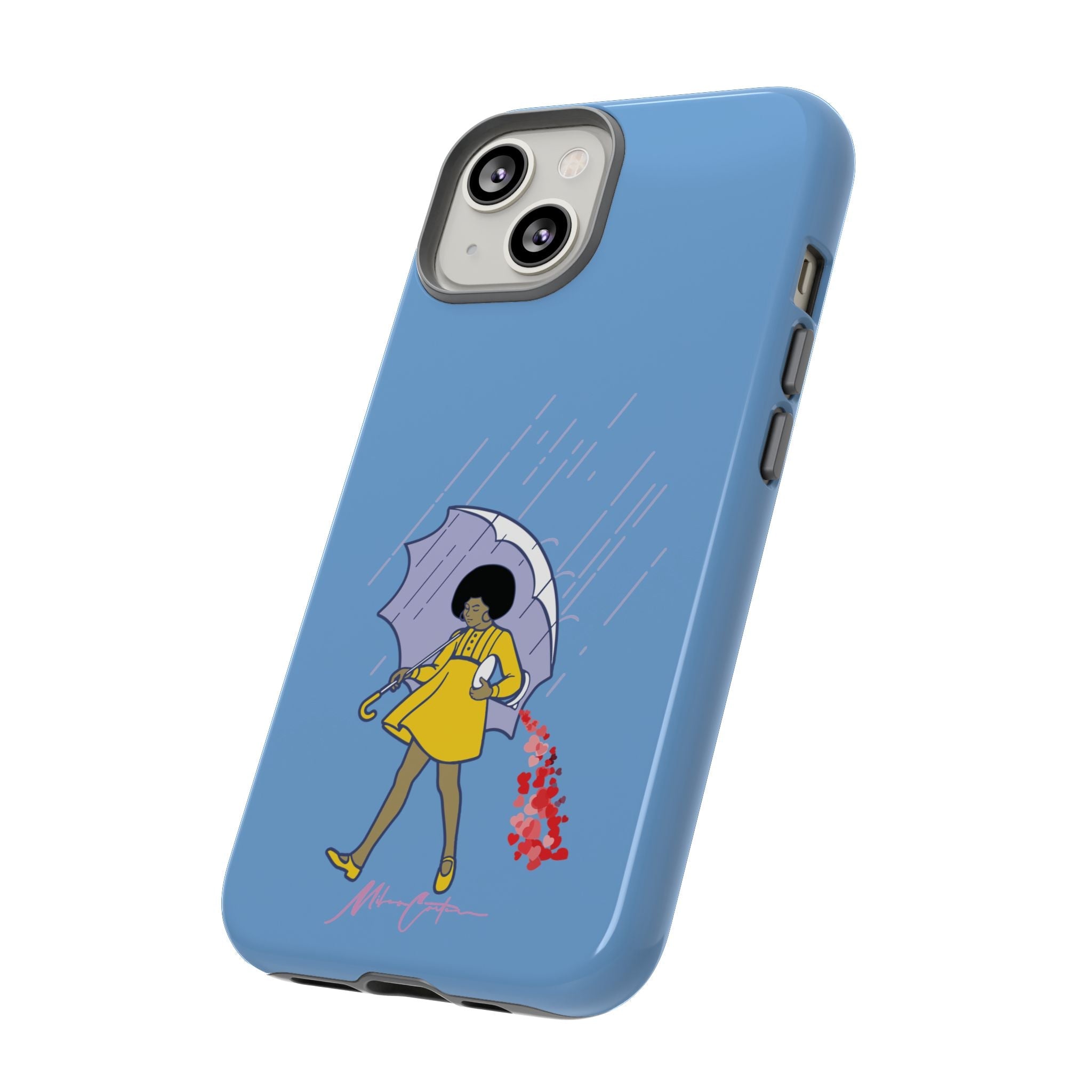 Printify Phone Case iPhone 14 / Glossy “Spread Love” Phone Case – Classic Series Positivity Design | Miles Carter Collection