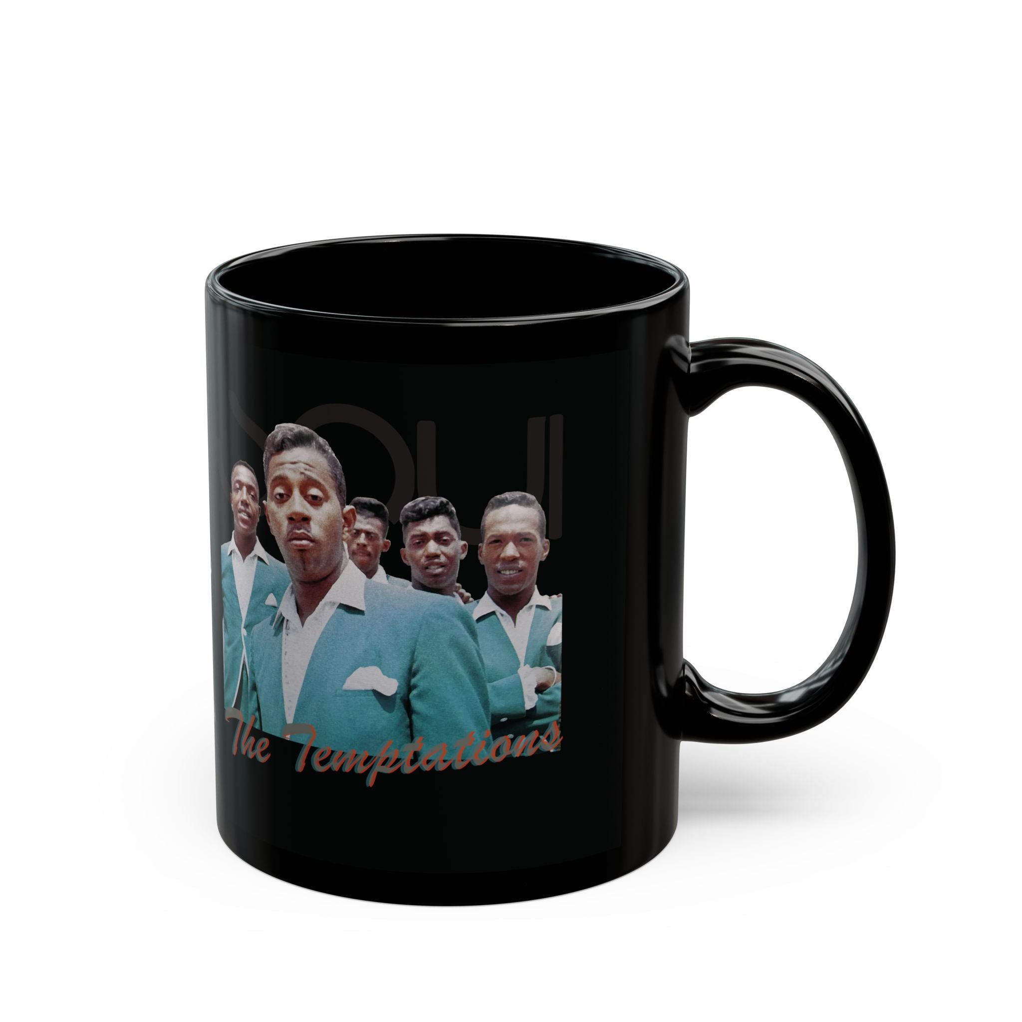 Printify Mug 11oz The Temptations Ceramic Mug – Motown Soul Legend Drinkware | Miles Carter Collection
