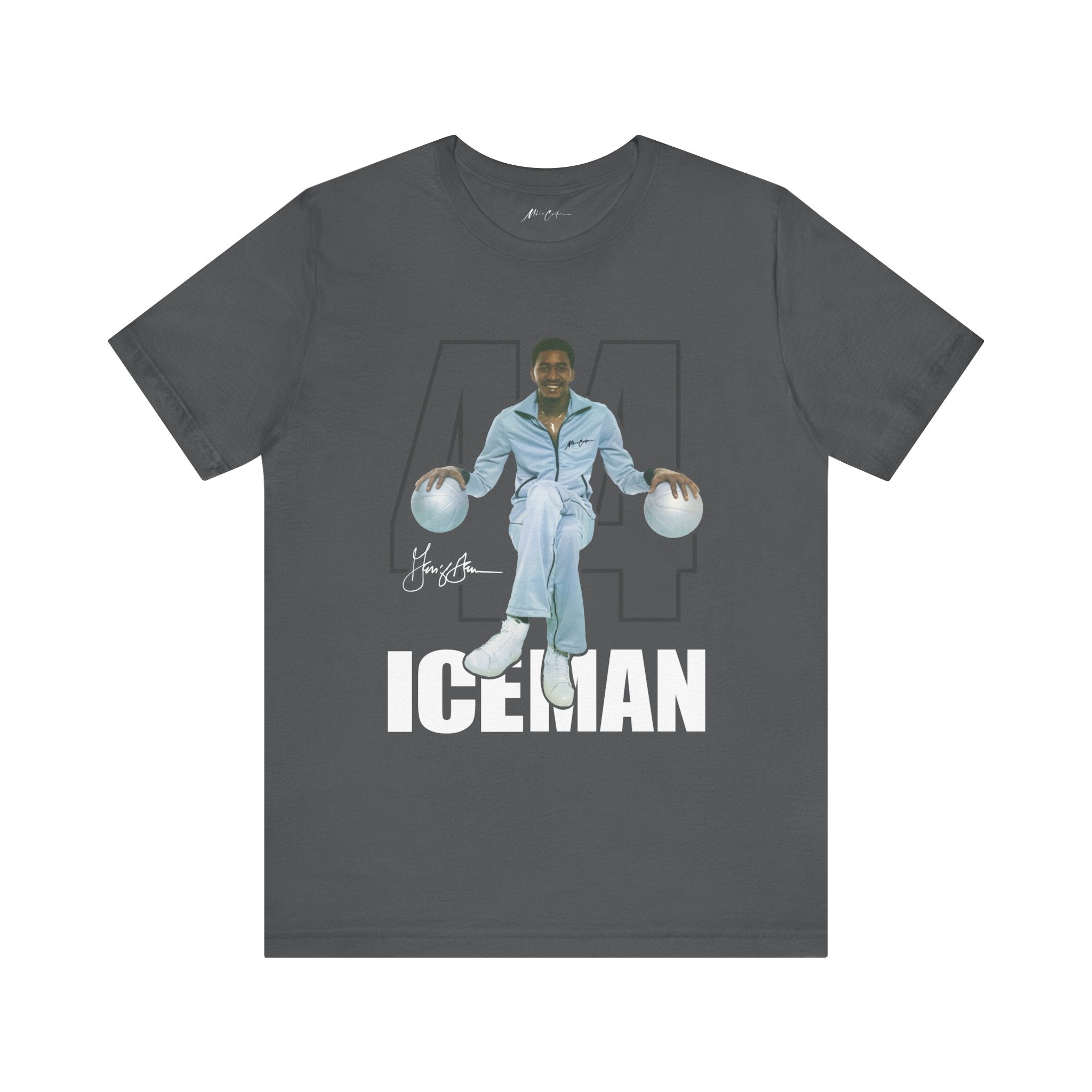 Printify T-Shirt Asphalt / S George Gervin "The Iceman" | Goat Series