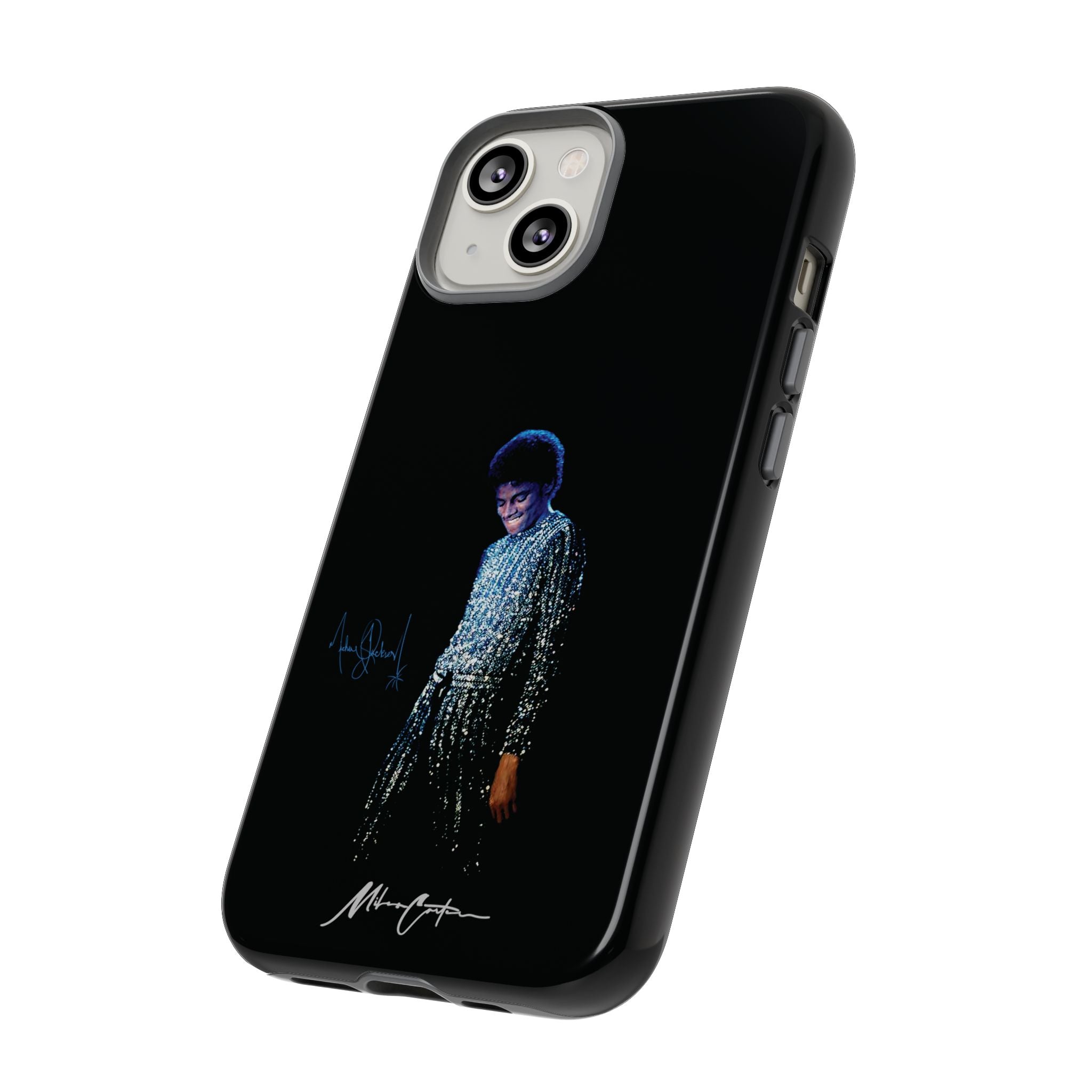 Printify Phone Case iPhone 14 / Glossy Michael Jackson “Rock With You” Phone Case – Disco Soul Icon | Miles Carter Collection