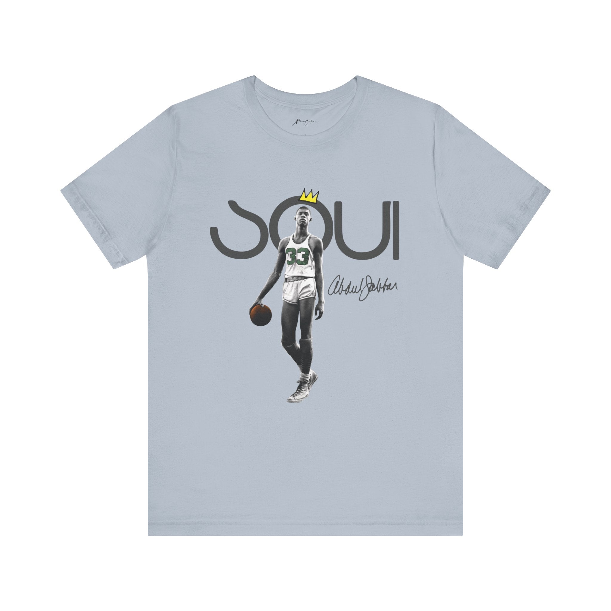 Printify T-Shirt Light Blue / S Kareem Abdul-Jabbar “The Big A” | Soul Series