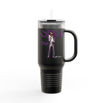 Printify Mug 40oz / Black Prince 40oz Tumbler – Purple Icon Music Legend Design | Miles Carter Collection