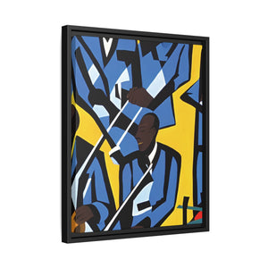 Printify Canvas 16″ x 20″ (Vertical) / Black / 1.25" Jazz Ensemble - Premium Modern Wall Decor | Miles Carter Collection
