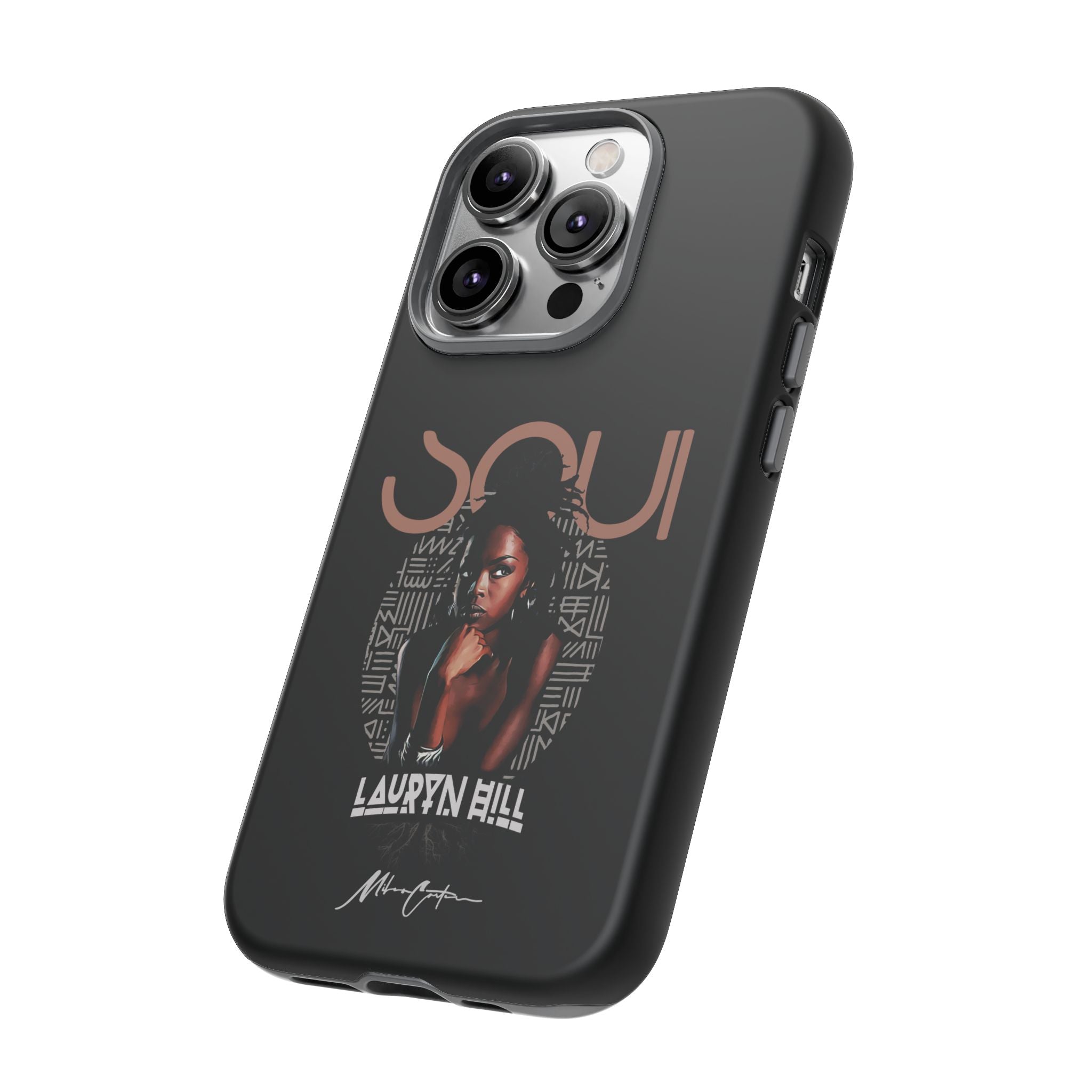 Printify Phone Case iPhone 14 Pro / Matte Lauryn Hill Phone Case – Premium 90s Hip-Hop & Soul Inspired Design | Miles Carter Collection