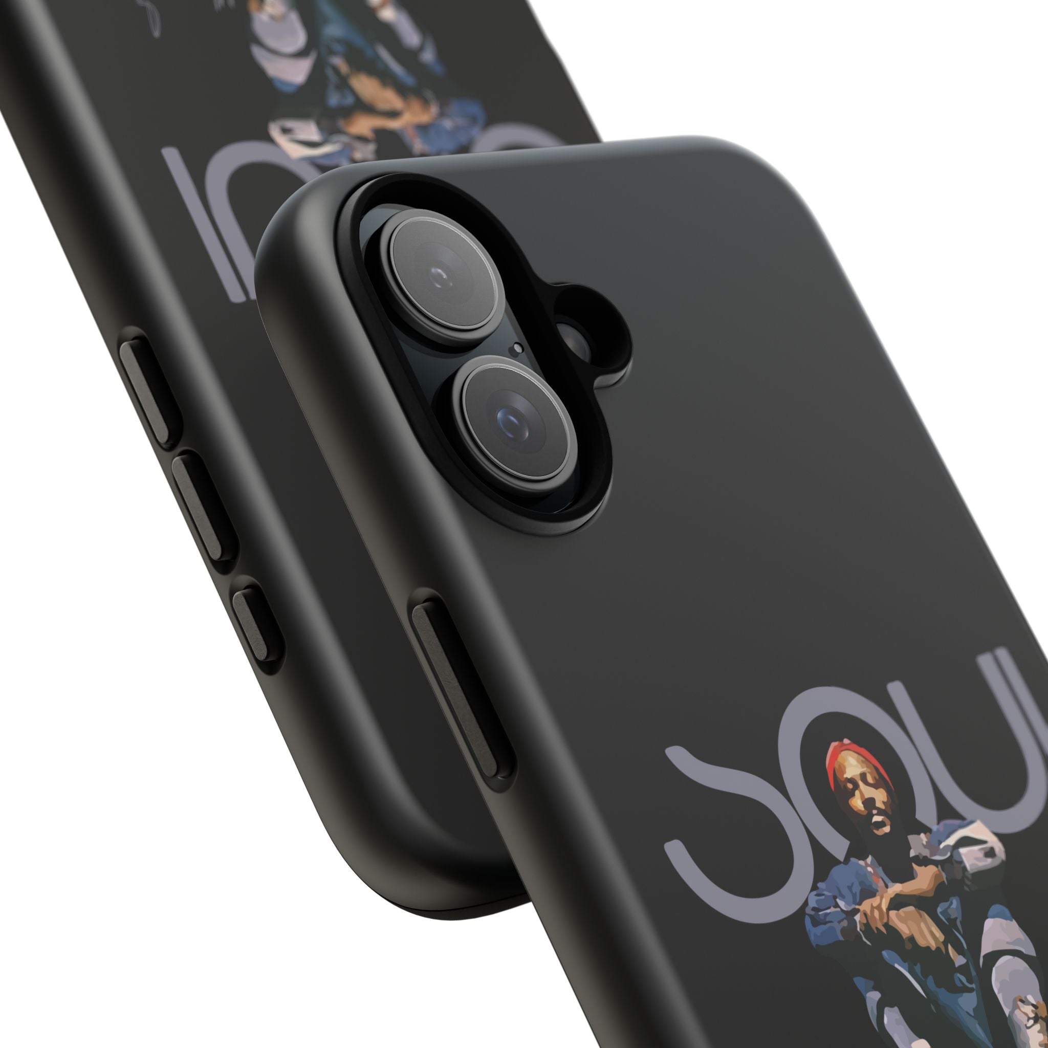 Printify Phone Case iPhone 16 Plus / Matte Marvin Gaye Phone Case – Rare Platform Boots Soul Legend Design | Miles Carter Collection