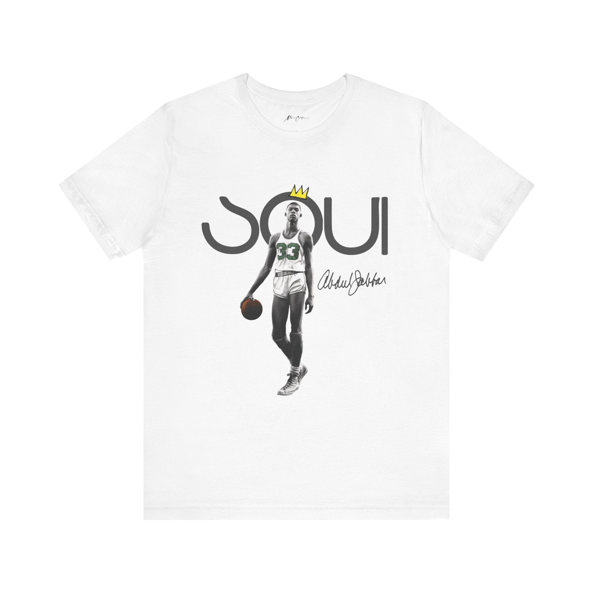 Printify T-Shirt White / S Kareem Abdul-Jabbar “The Big A” | Soul Series