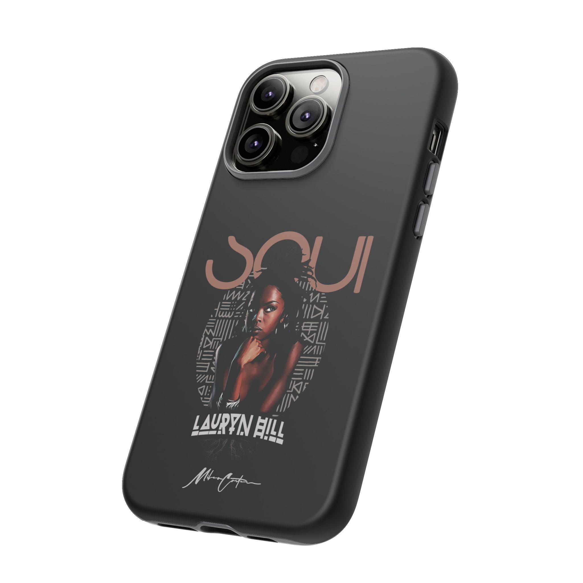 Printify Phone Case iPhone 14 Pro Max / Matte Lauryn Hill Phone Case – Premium 90s Hip-Hop & Soul Inspired Design | Miles Carter Collection