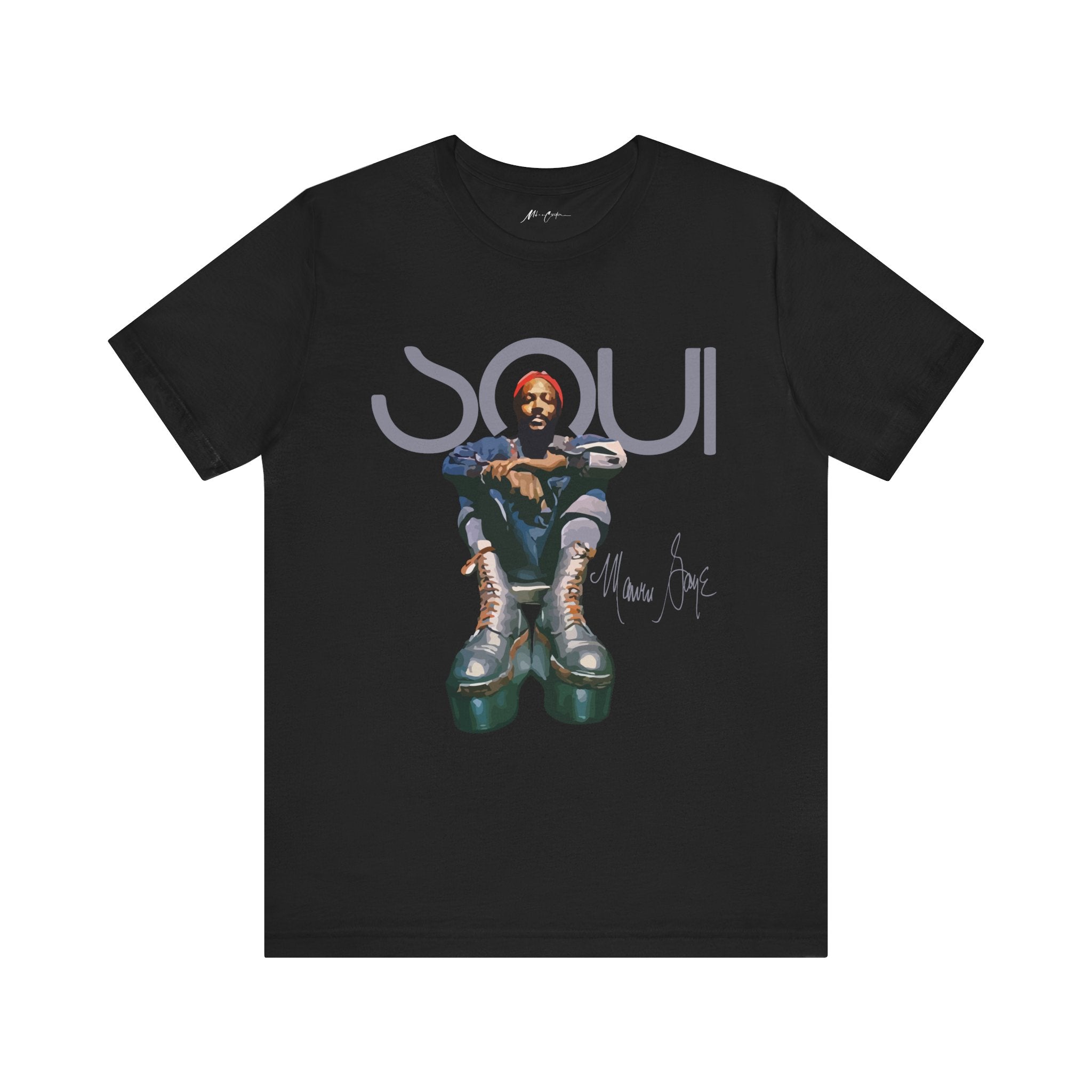 Printify T-Shirt Black / S Marvin Gaye "Boots" | Soul Series