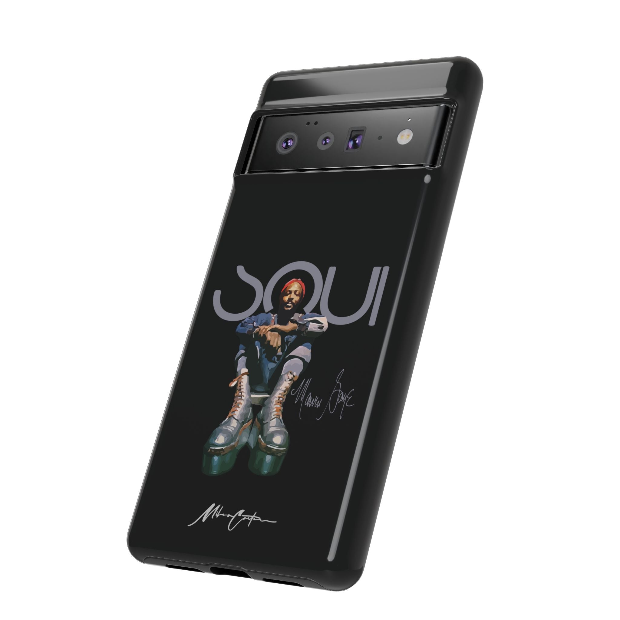 Marvin Gaye Phone Case – Rare Platform Boots Soul Legend Design | Miles Carter Collection