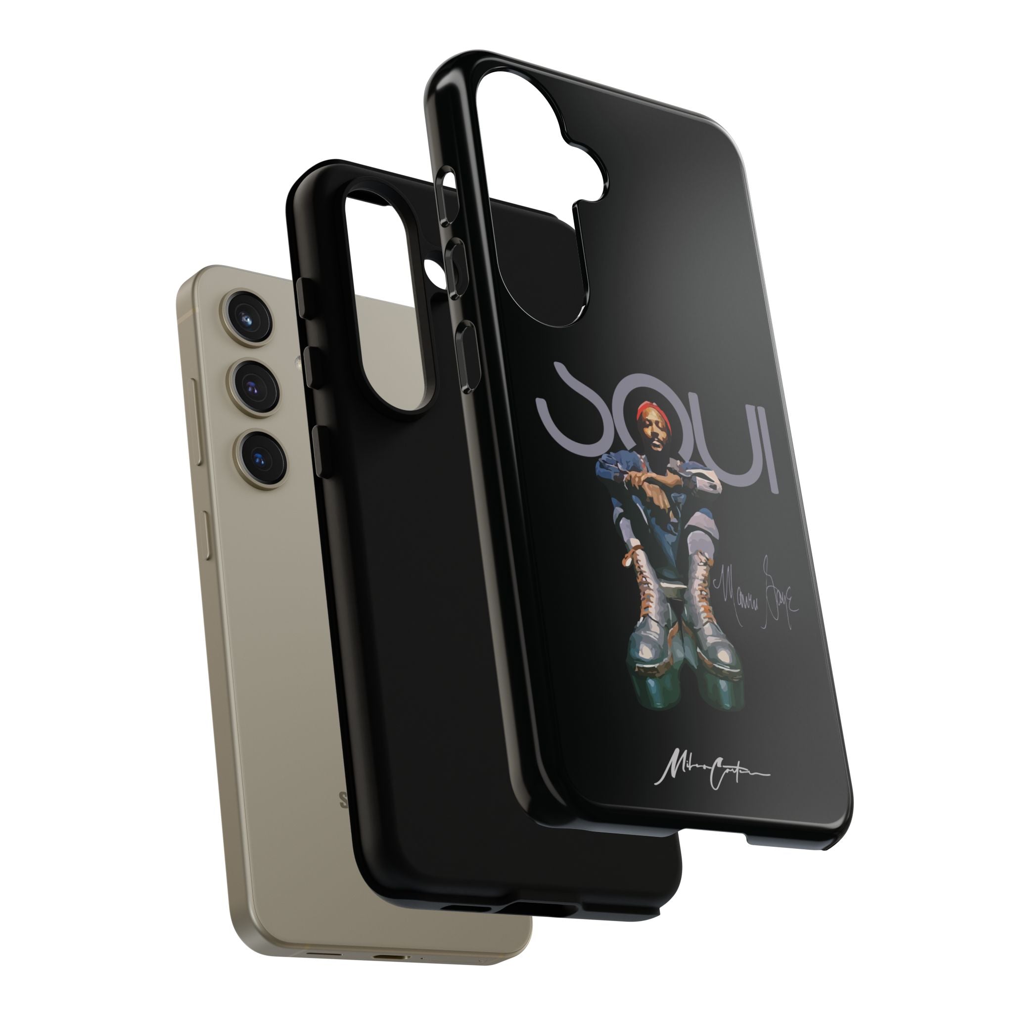 Marvin Gaye Phone Case – Rare Platform Boots Soul Legend Design | Miles Carter Collection