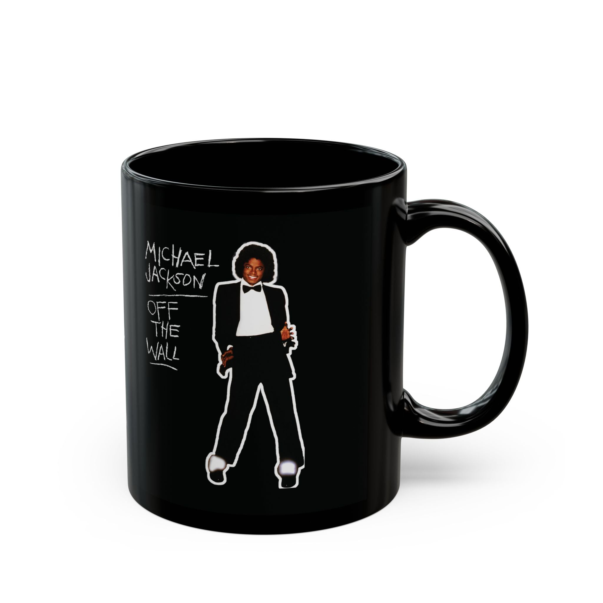 Printify Mug 11oz Michael Jackson “Off The Wall” Ceramic Mug – King of Pop Collectible Drinkware | Miles Carter Collection