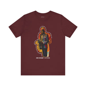 Printify T-Shirt Maroon / XS John Coltrane “A Love Supreme” | Classic Series