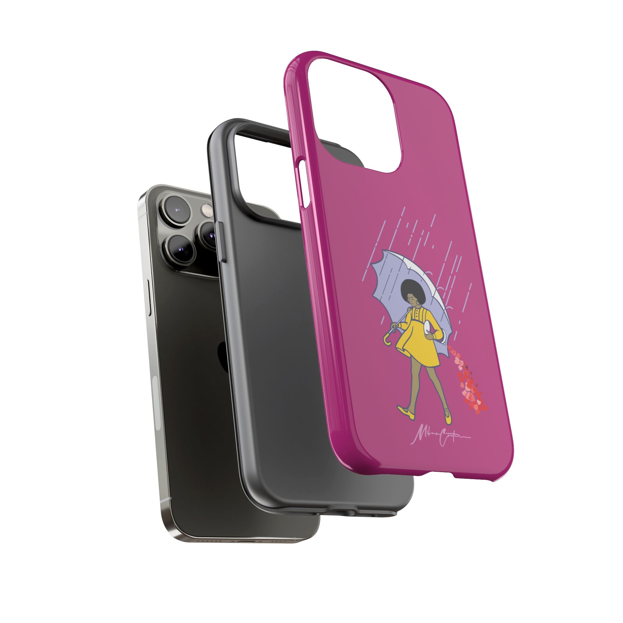 “Spread Love” Phone Case – Classic Series Positivity Design | Miles Carter Collection
