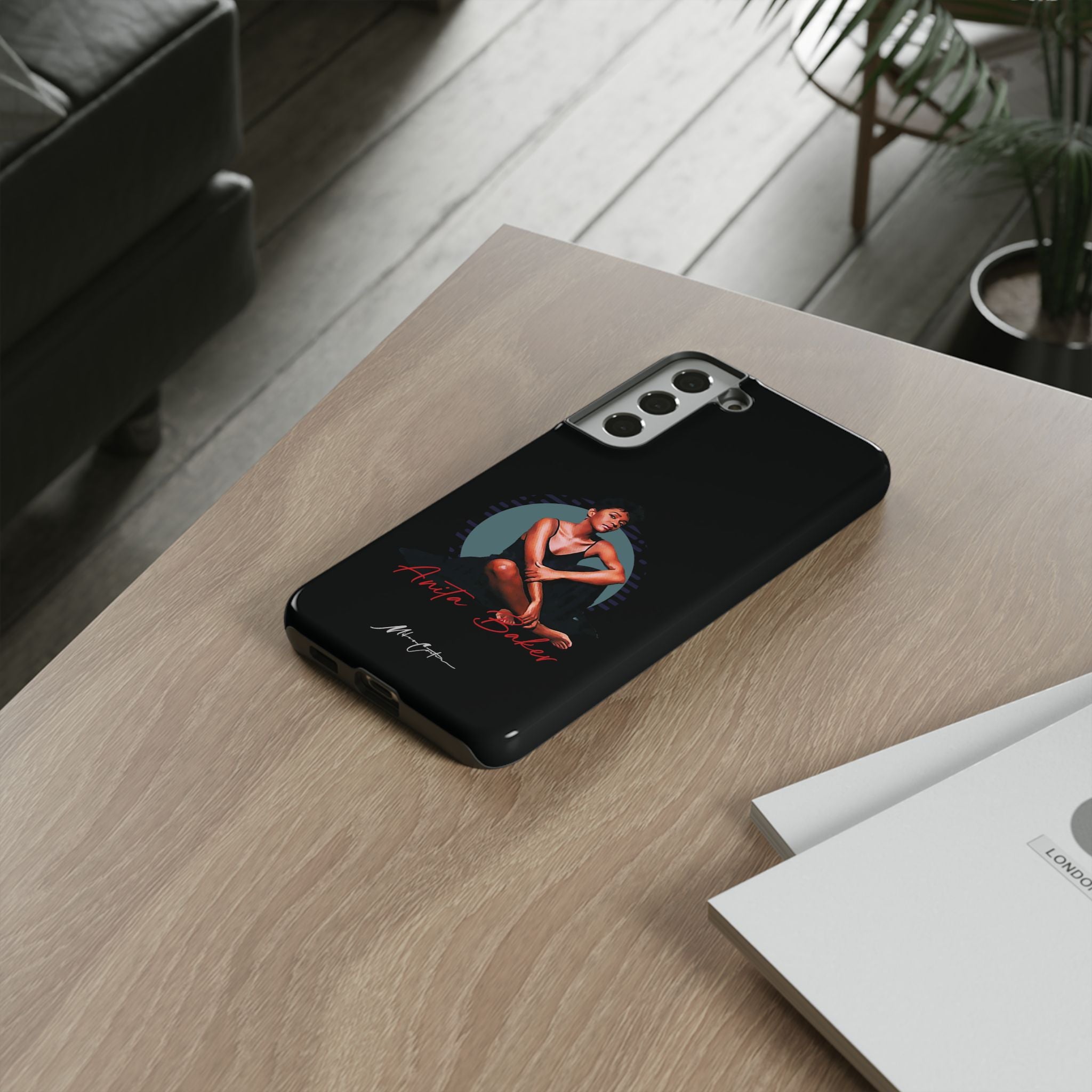 Printify Phone Case Samsung Galaxy S22 Plus / Glossy Anita Baker Phone Case – Timeless Soul & R&B Legend | Miles Carter Collection