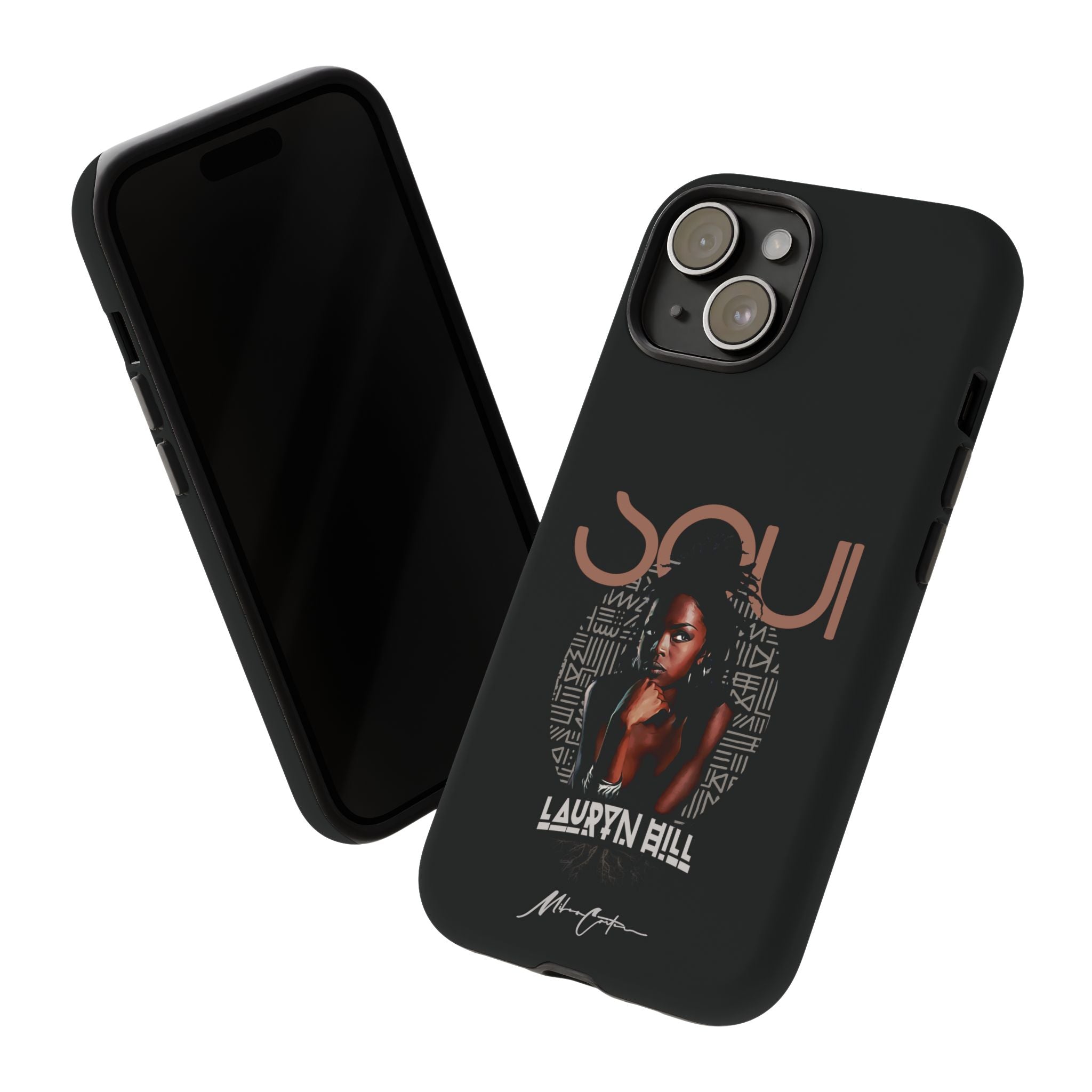 Printify Phone Case iPhone 15 / Matte Lauryn Hill Phone Case – Premium 90s Hip-Hop & Soul Inspired Design | Miles Carter Collection