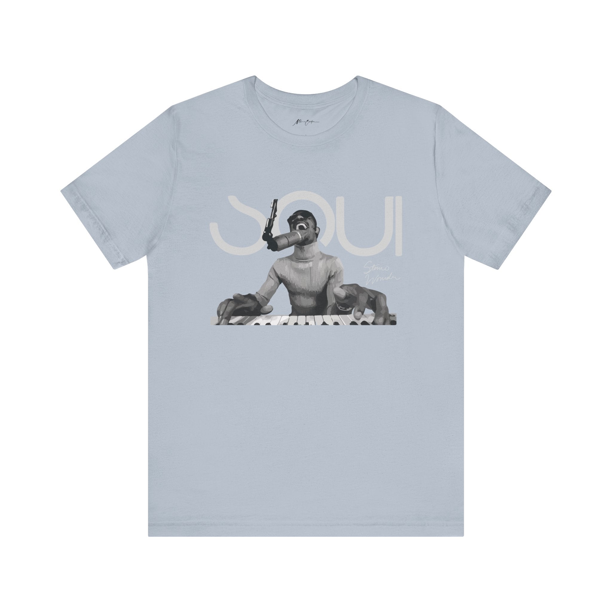 Printify T-Shirt Light Blue / S Stevie Wonder “Soul Genius” | Soul Series