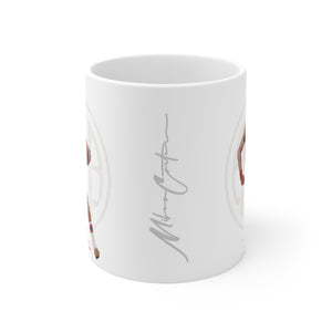Printify Mug 11oz Dr. J Ceramic Mug – Julius Erving Basketball Legend Drinkware | Miles Carter Collection