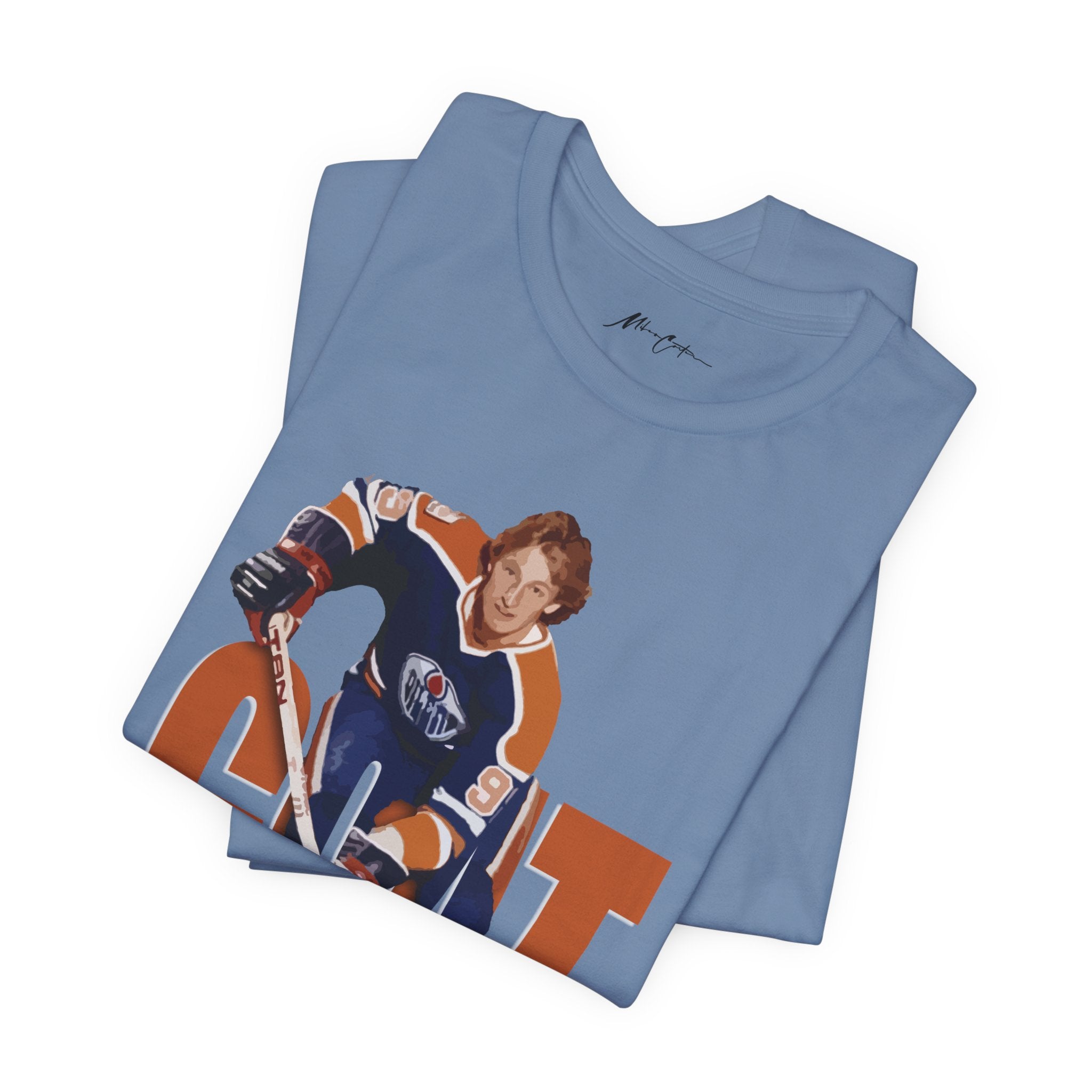 Printify T-Shirt Wayne Gretzky "Lightning on Skates" | Goat Series