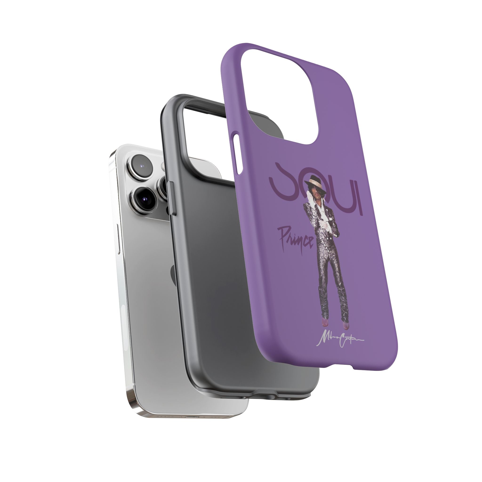 Prince Phone Case – Purple Icon & 80s Music Legend | Miles Carter Collection