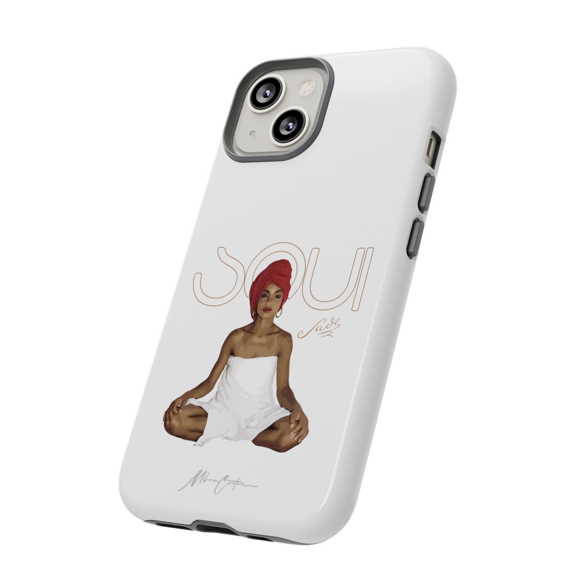 Printify Phone Case iPhone 14 / Glossy Sade Phone Case – Timeless Soul & 80s Style Icon | Miles Carter Collection