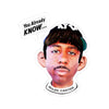 Printify Paper products 3" × 3" / White You Already Know  “Unapologetically MAD” | Sticker series