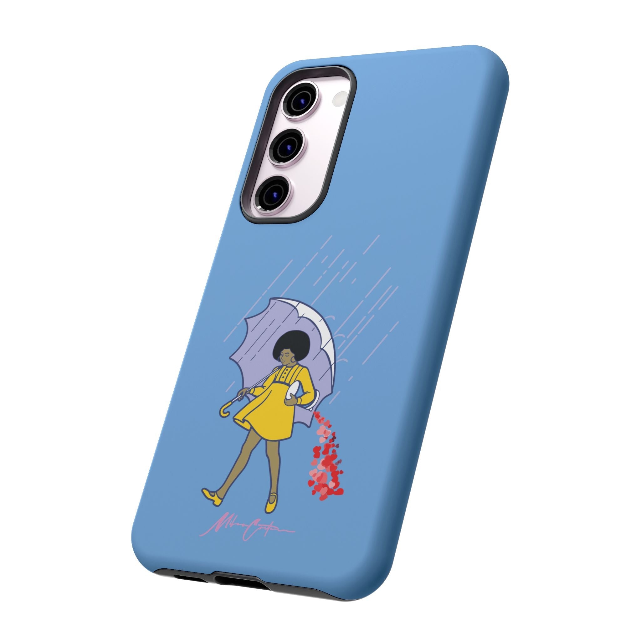 Printify Phone Case Samsung Galaxy S23 Plus / Matte “Spread Love” Phone Case – Classic Series Positivity Design | Miles Carter Collection