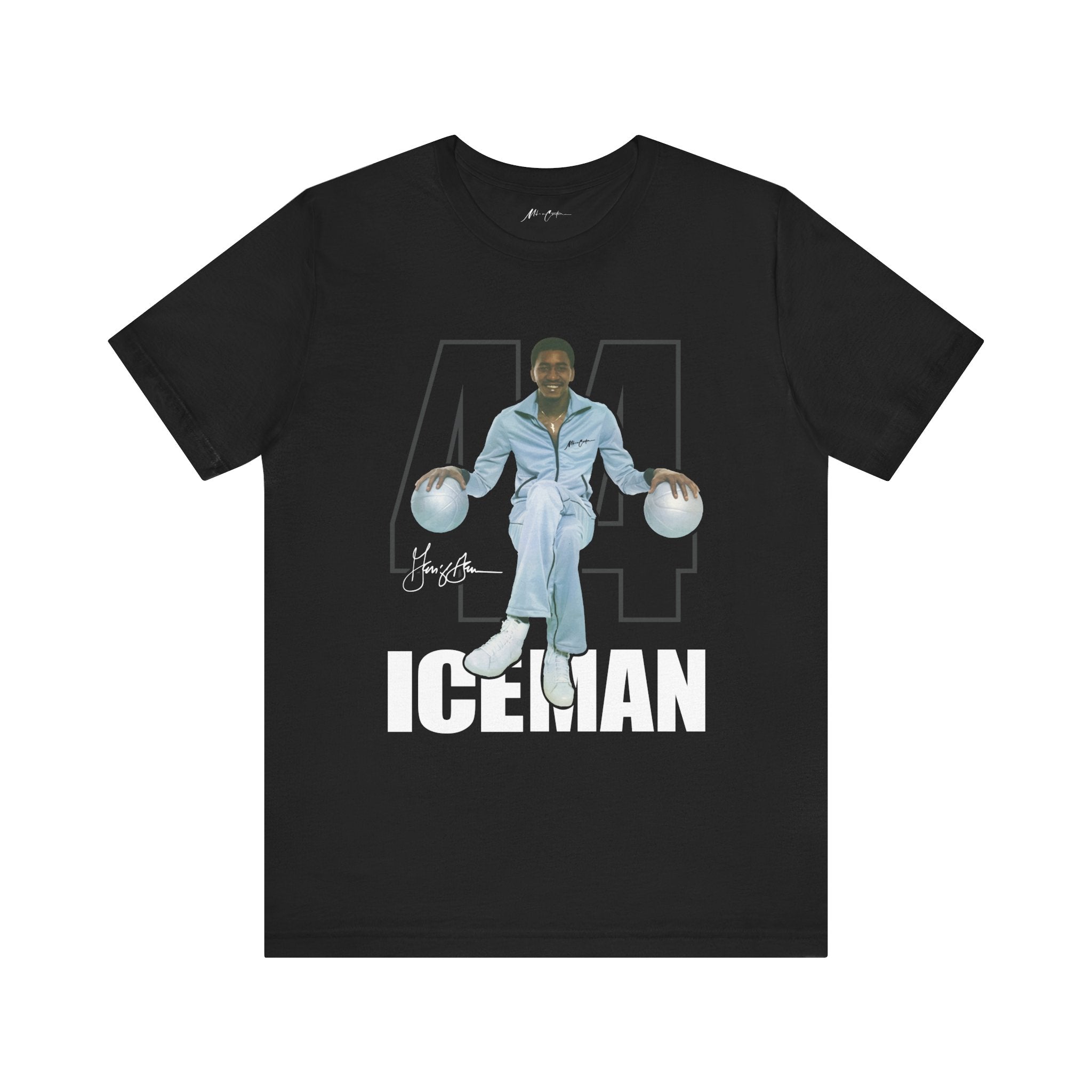Printify T-Shirt Black / S George Gervin "The Iceman" | Goat Series