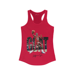 Printify Tank Top XS / Solid Red Womens Michael Jordan “His Airness” | GOAT Series
