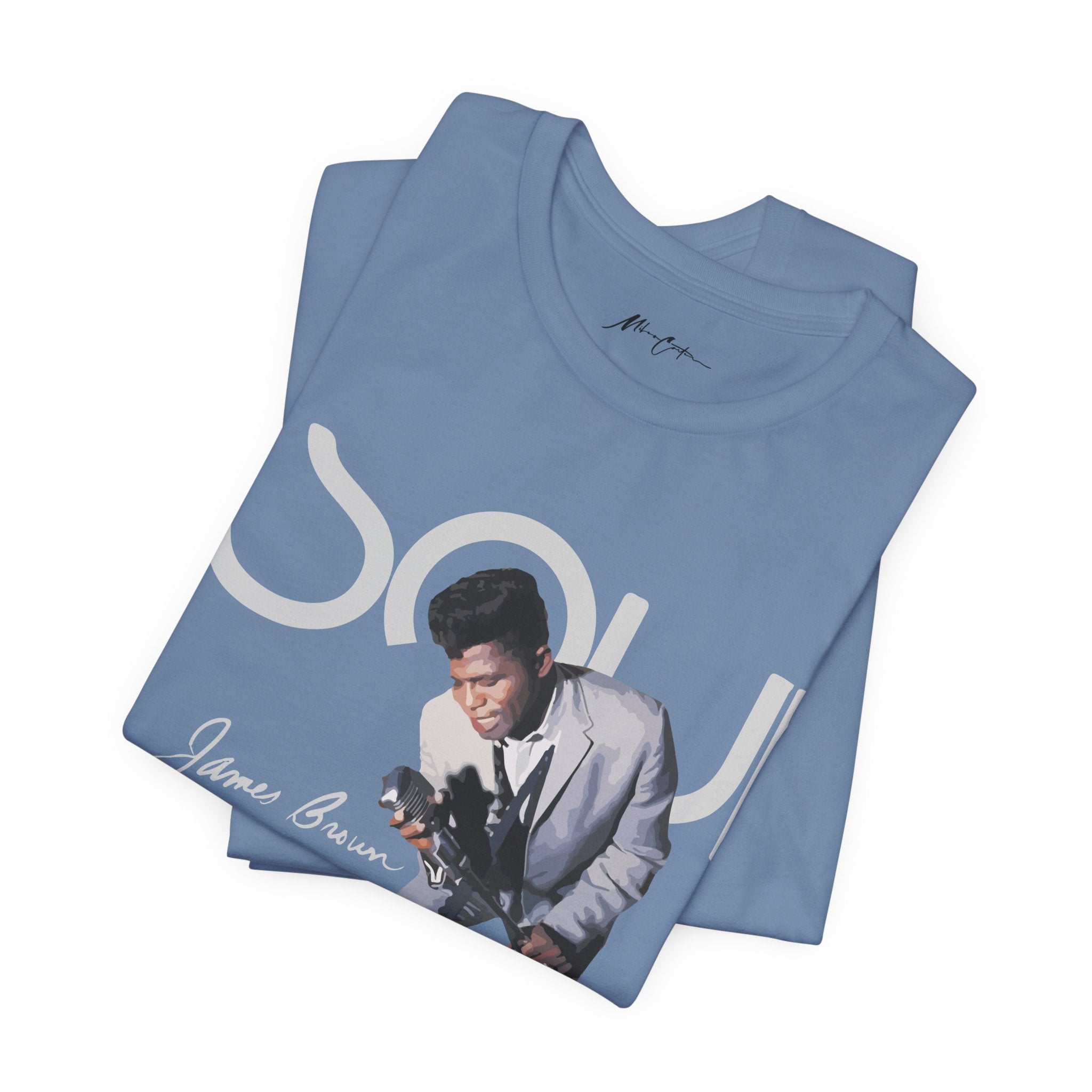 Printify T-Shirt James Brown “Hardest Man Working” | Soul Series