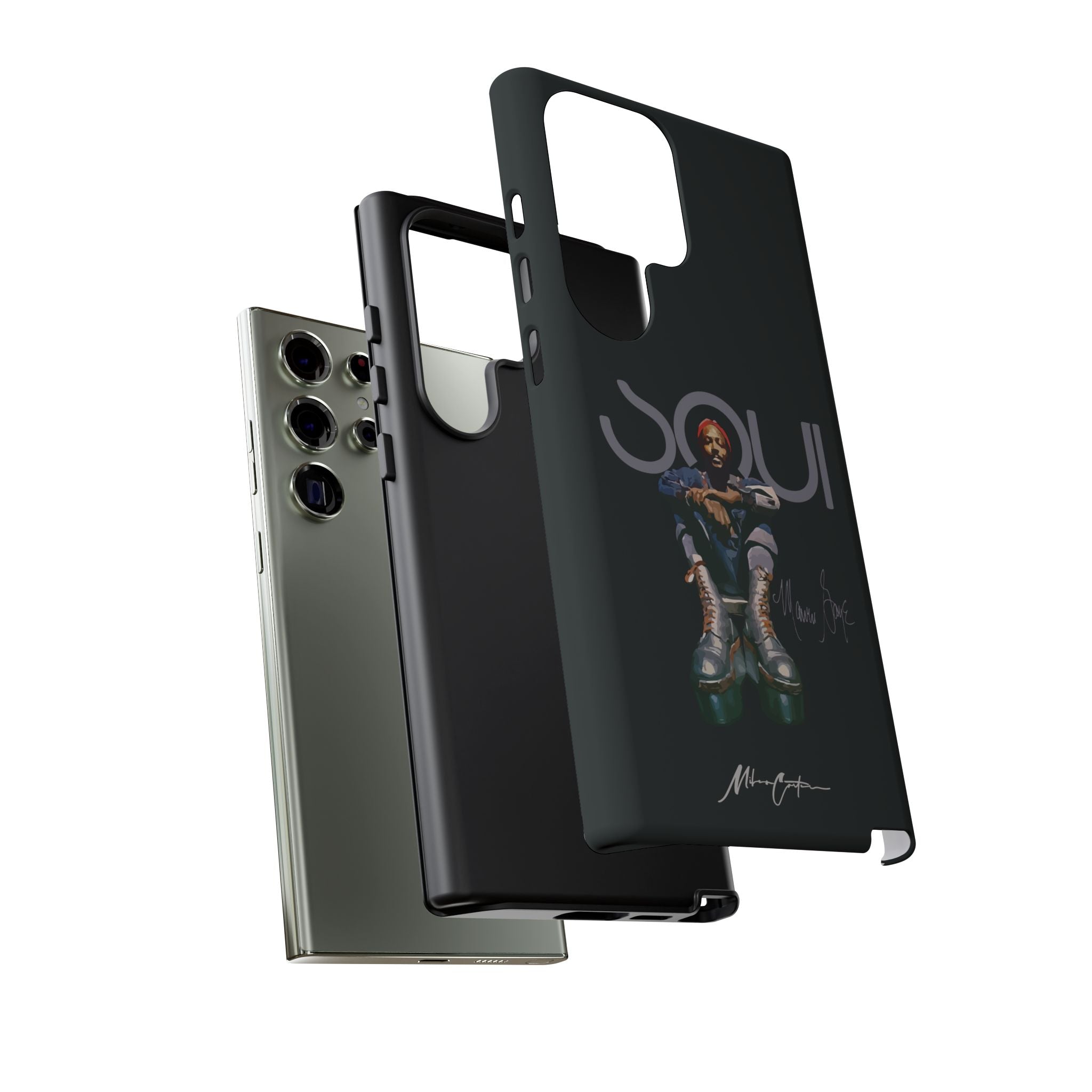 Marvin Gaye Phone Case – Rare Platform Boots Soul Legend Design | Miles Carter Collection