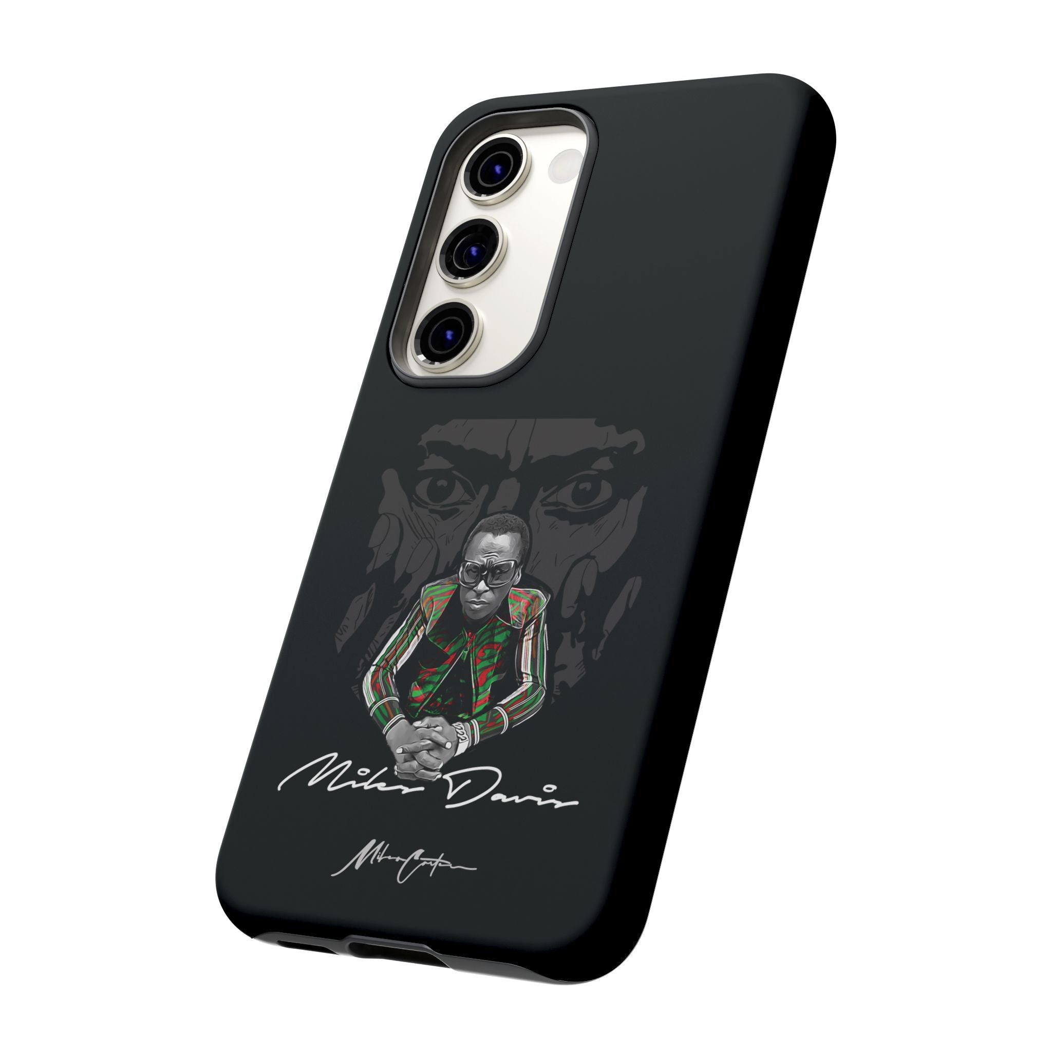 Printify Phone Case Samsung Galaxy S23 / Matte Miles Davis Phone Case – Jazz Legend & Timeless Innovator | Miles Carter Collection