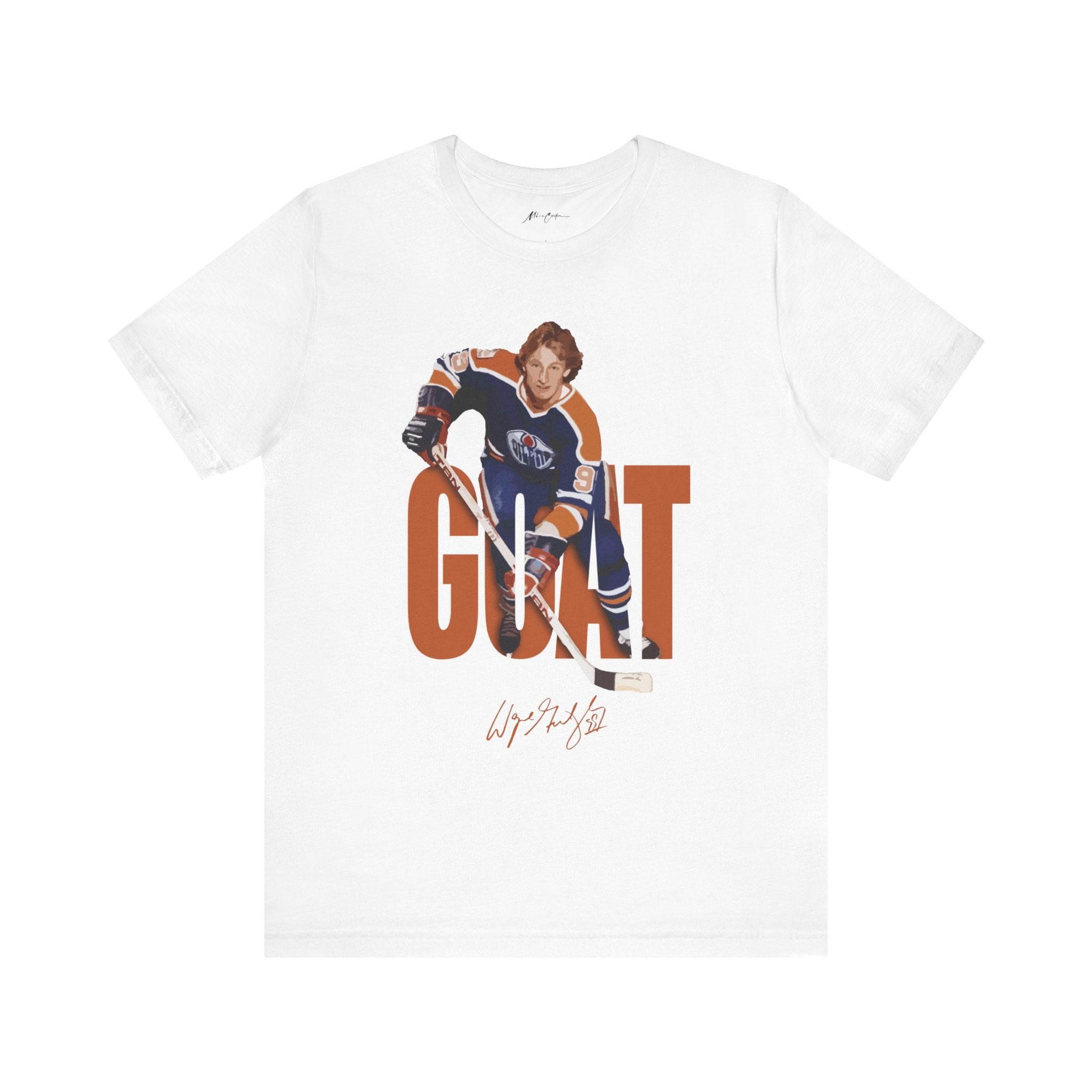 Printify T-Shirt White / S Wayne Gretzky "Lightning on Skates" | Goat Series