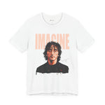 Printify T-Shirt White / S John Lennon IMAGINE Premium Vintage Graphic T-Shirt | Classic Series