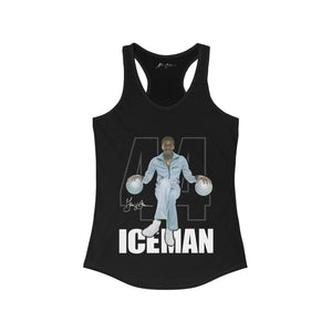 Printify Tank Top XS / Solid Black Women's George “The Iceman” Gervin | Goat Series