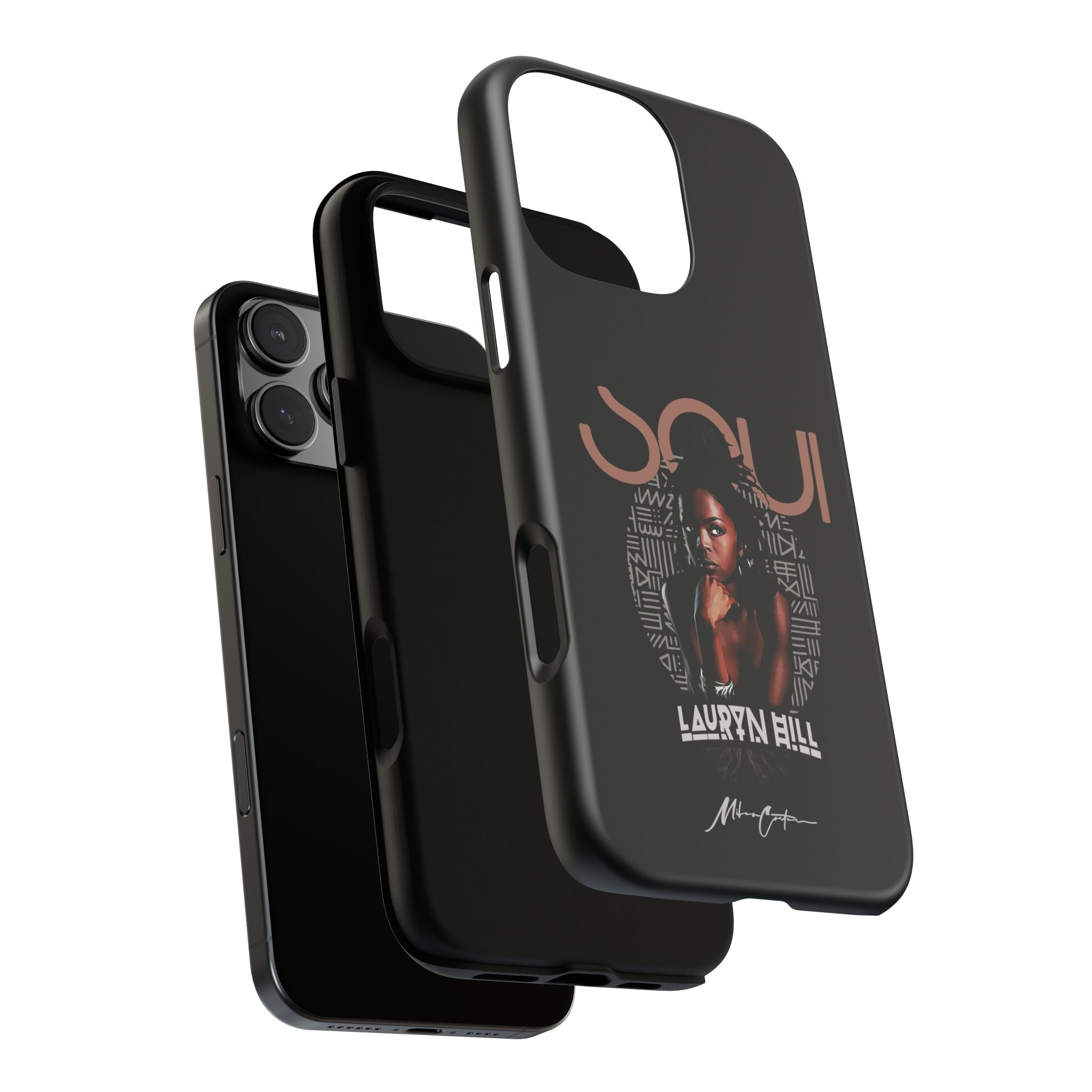 Printify Phone Case iPhone 16 Pro Max / Matte Lauryn Hill Phone Case – Premium 90s Hip-Hop & Soul Inspired Design | Miles Carter Collection