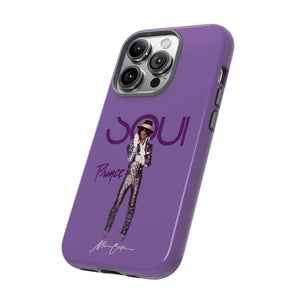 Printify Phone Case iPhone 14 Pro / Glossy Prince Phone Case – Purple Icon & 80s Music Legend | Miles Carter Collection