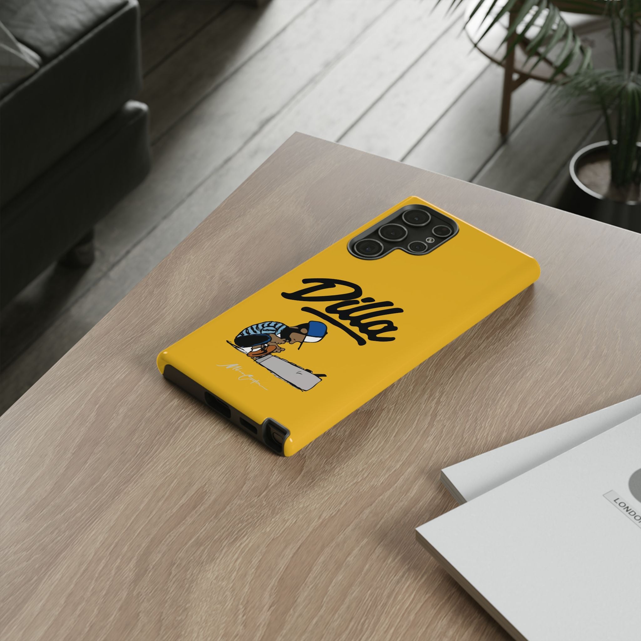 Printify Phone Case Samsung Galaxy S22 Ultra / Glossy J Dilla Phone Case – Legendary Hip-Hop Producer & Cultural Icon | Miles Carter Collection
