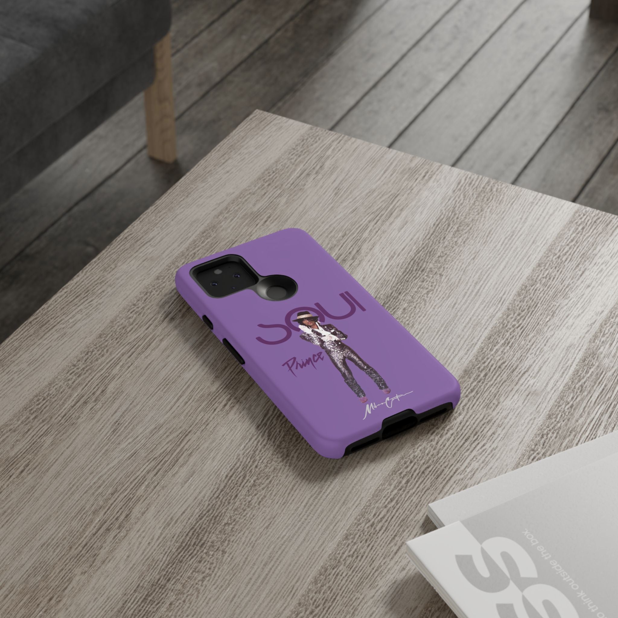 Printify Phone Case Google Pixel 5 5G / Matte Prince Phone Case – Purple Icon & 80s Music Legend | Miles Carter Collection