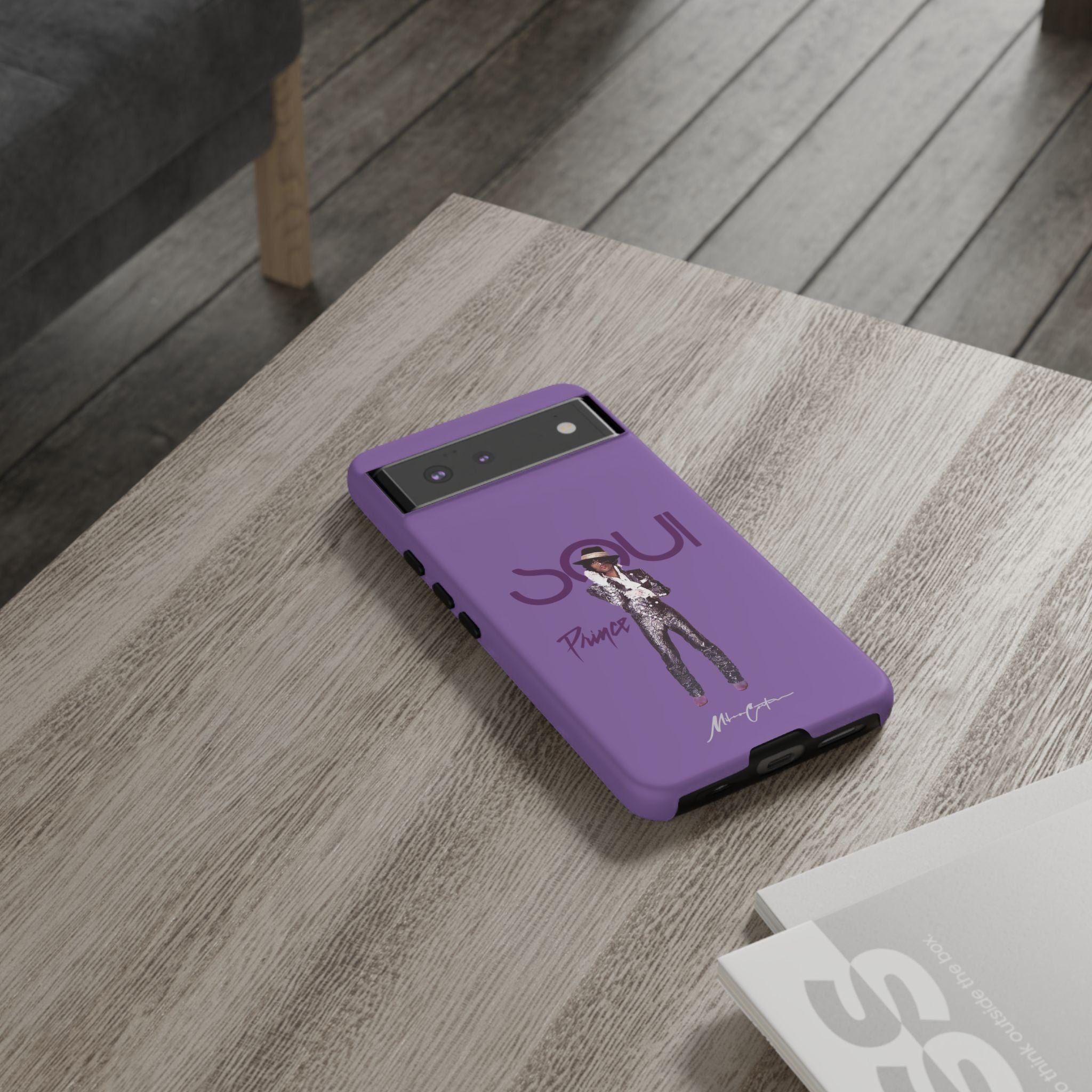 Printify Phone Case Google Pixel 6 / Matte Prince Phone Case – Purple Icon & 80s Music Legend | Miles Carter Collection