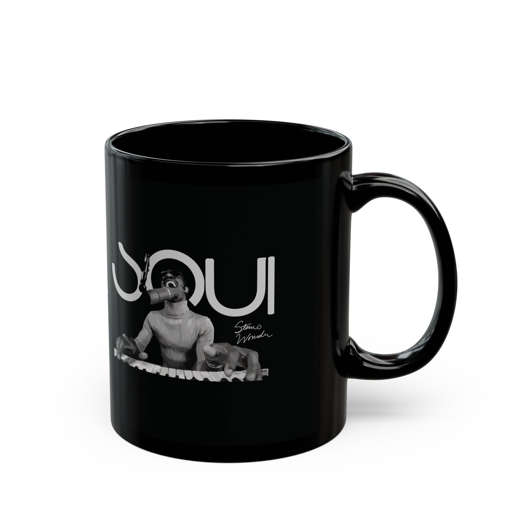 Printify Mug 11oz Stevie Wonder Ceramic Mug – Soul Legend Collectible Drinkware | Miles Carter Collection