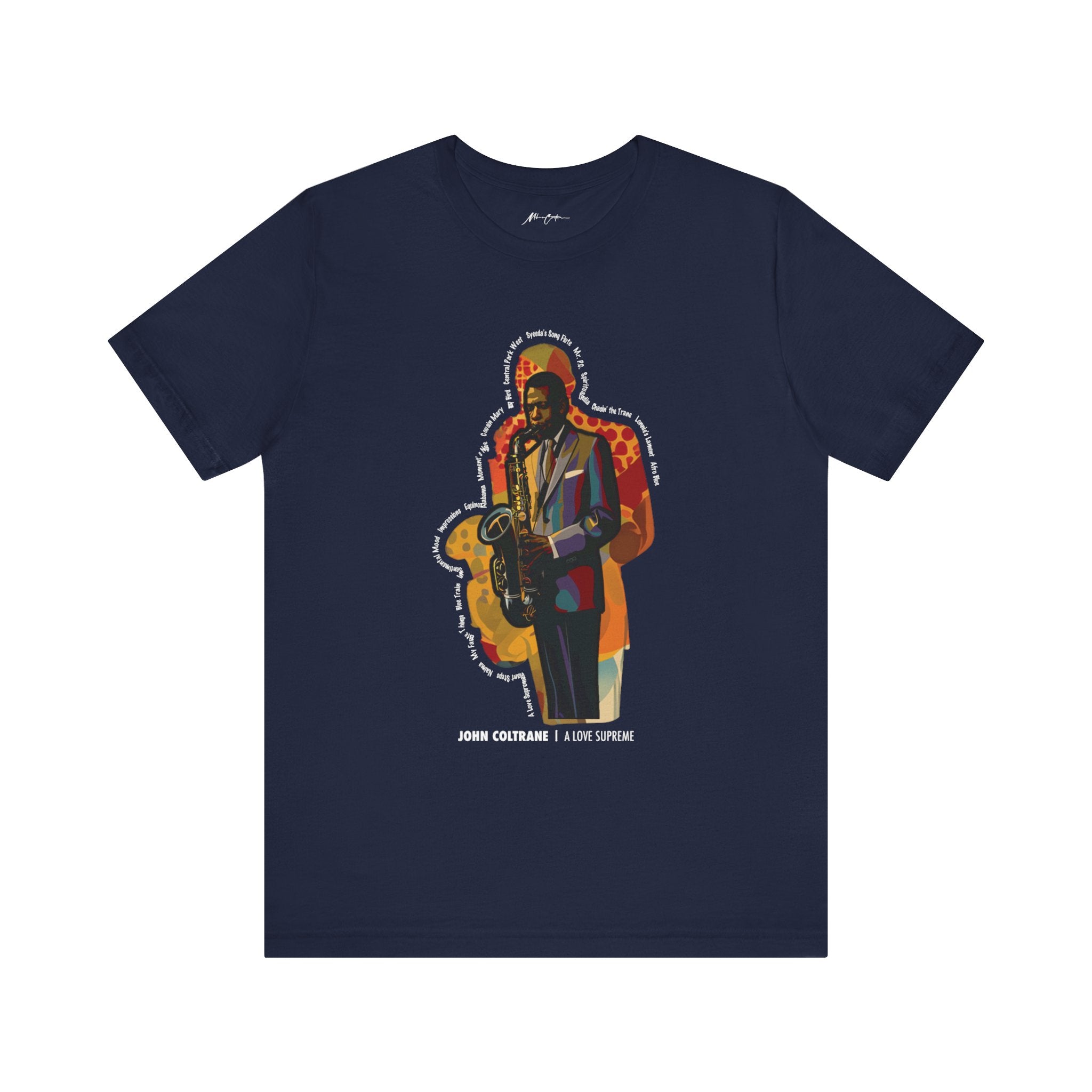 Printify T-Shirt Navy / XS John Coltrane “A Love Supreme” | Classic Series