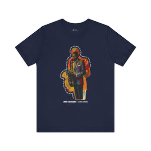 Printify T-Shirt Navy / XS John Coltrane “A Love Supreme” | Classic Series