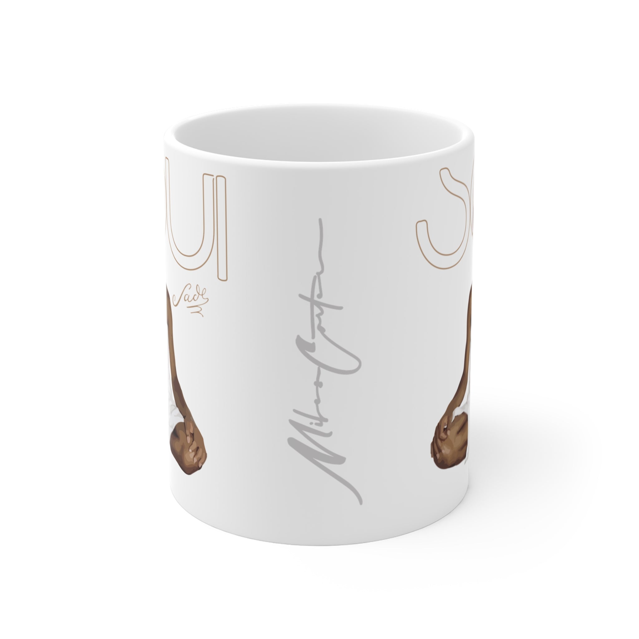 Printify Mug 11oz Sade Ceramic Mug – Timeless Soul & R&B Icon Drinkware | Miles Carter Collection