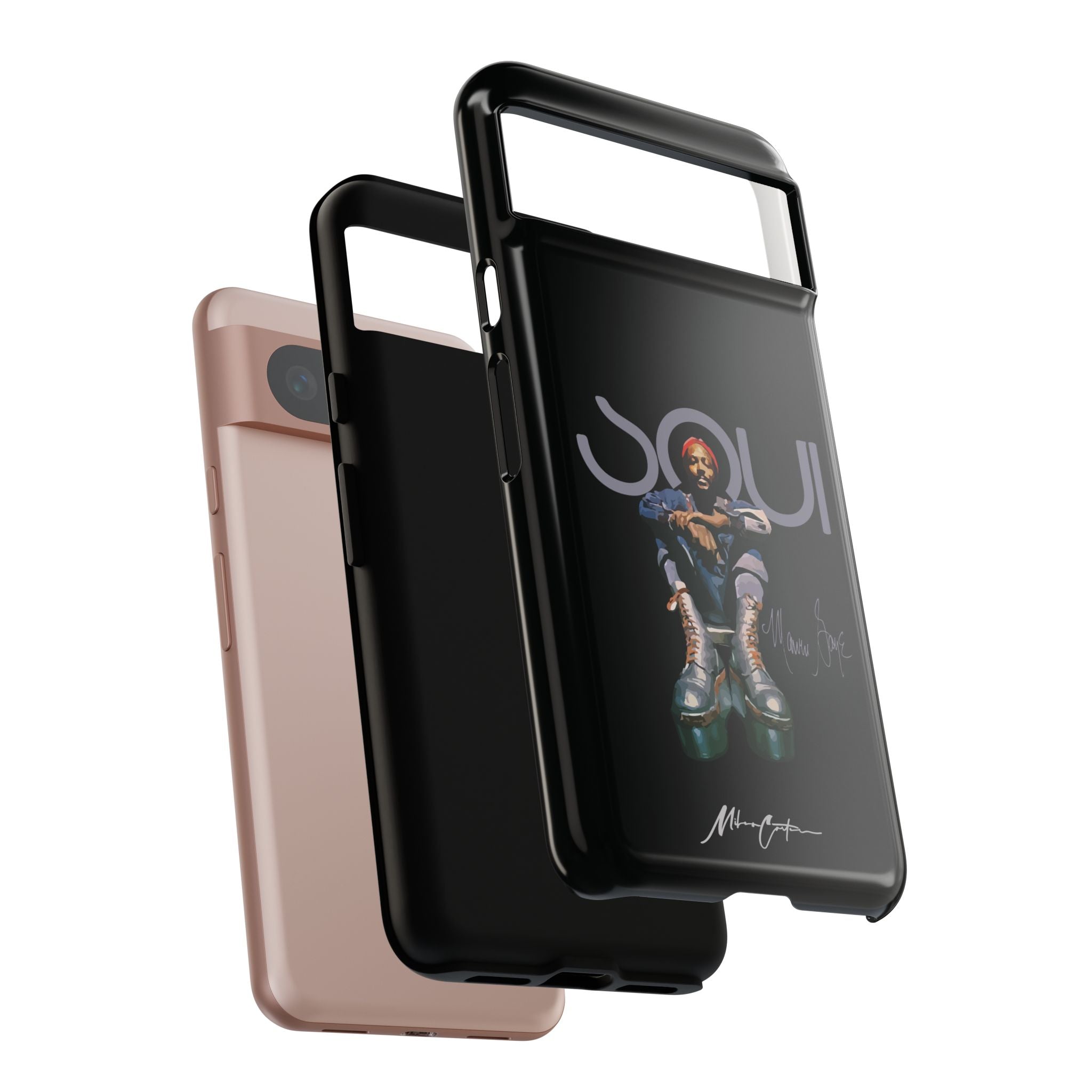 Marvin Gaye Phone Case – Rare Platform Boots Soul Legend Design | Miles Carter Collection