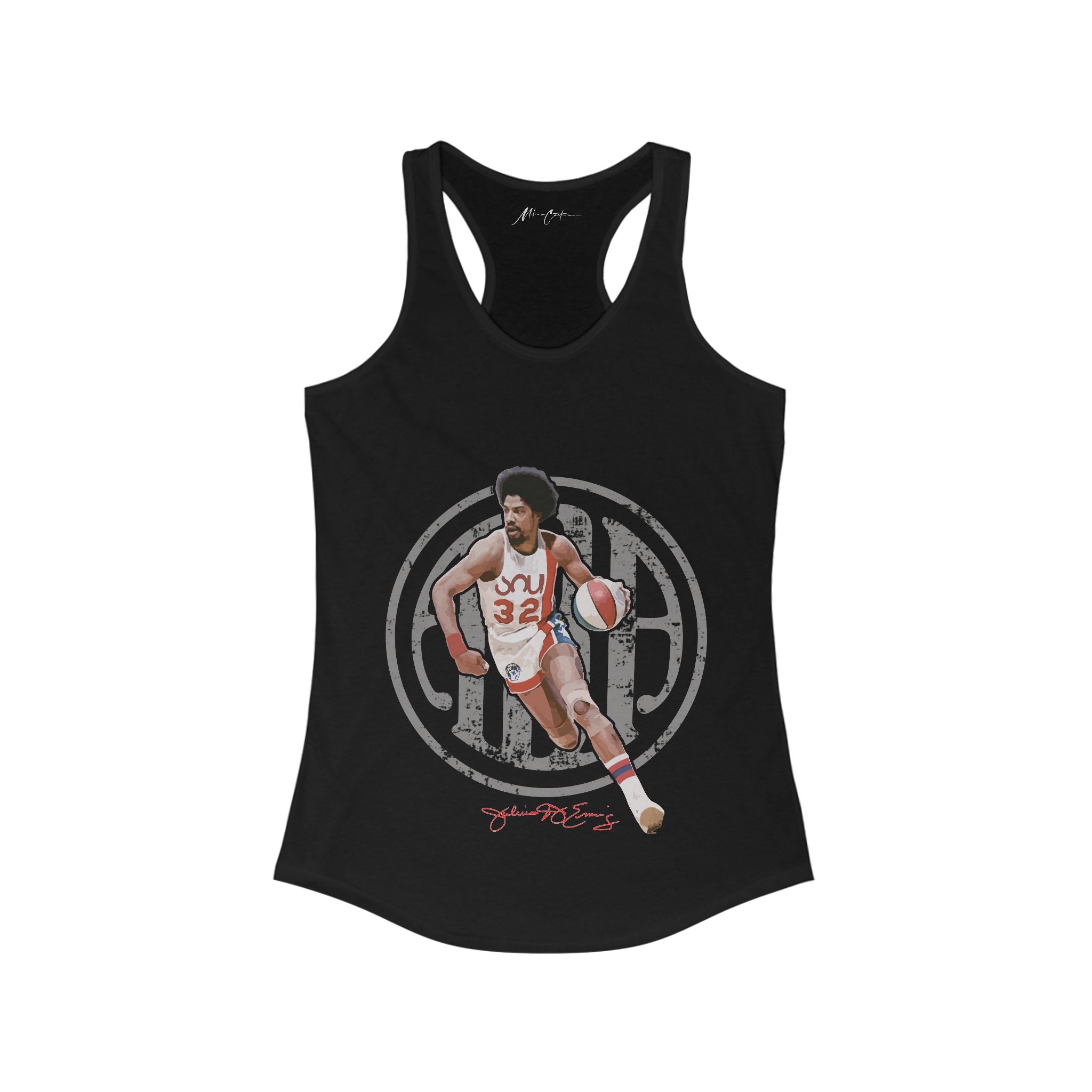 Printify Tank Top XS / Solid Black Womens Julius Erving “Dr. J” | Goat Series