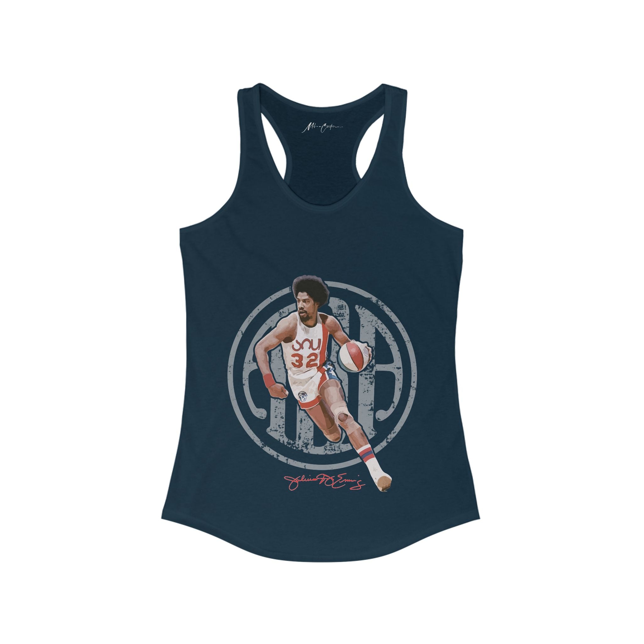 Printify Tank Top XS / Solid Midnight Navy Womens Julius Erving “Dr. J” | Goat Series