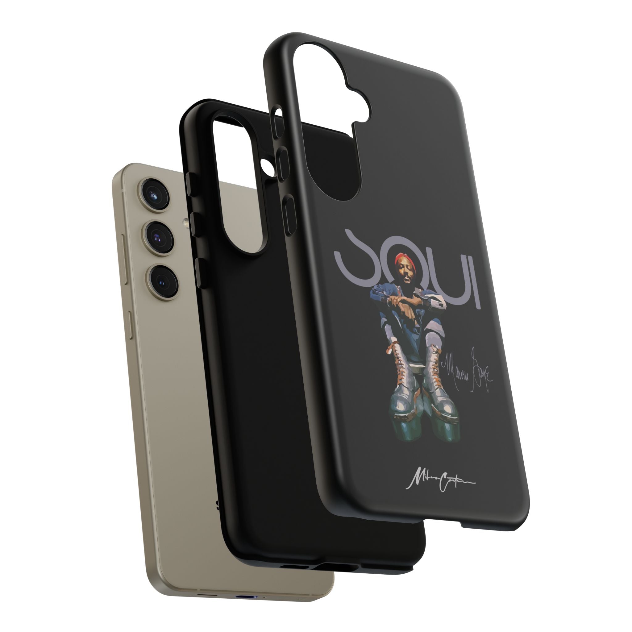 Marvin Gaye Phone Case – Rare Platform Boots Soul Legend Design | Miles Carter Collection