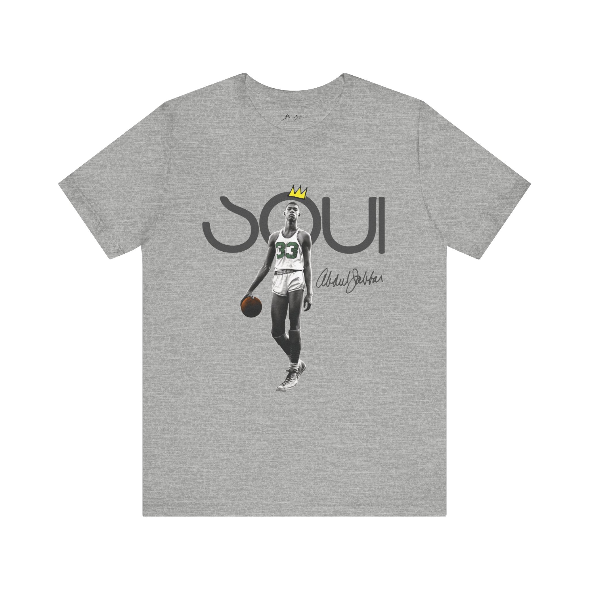 Printify T-Shirt Athletic Heather / S Kareem Abdul-Jabbar “The Big A” | Soul Series