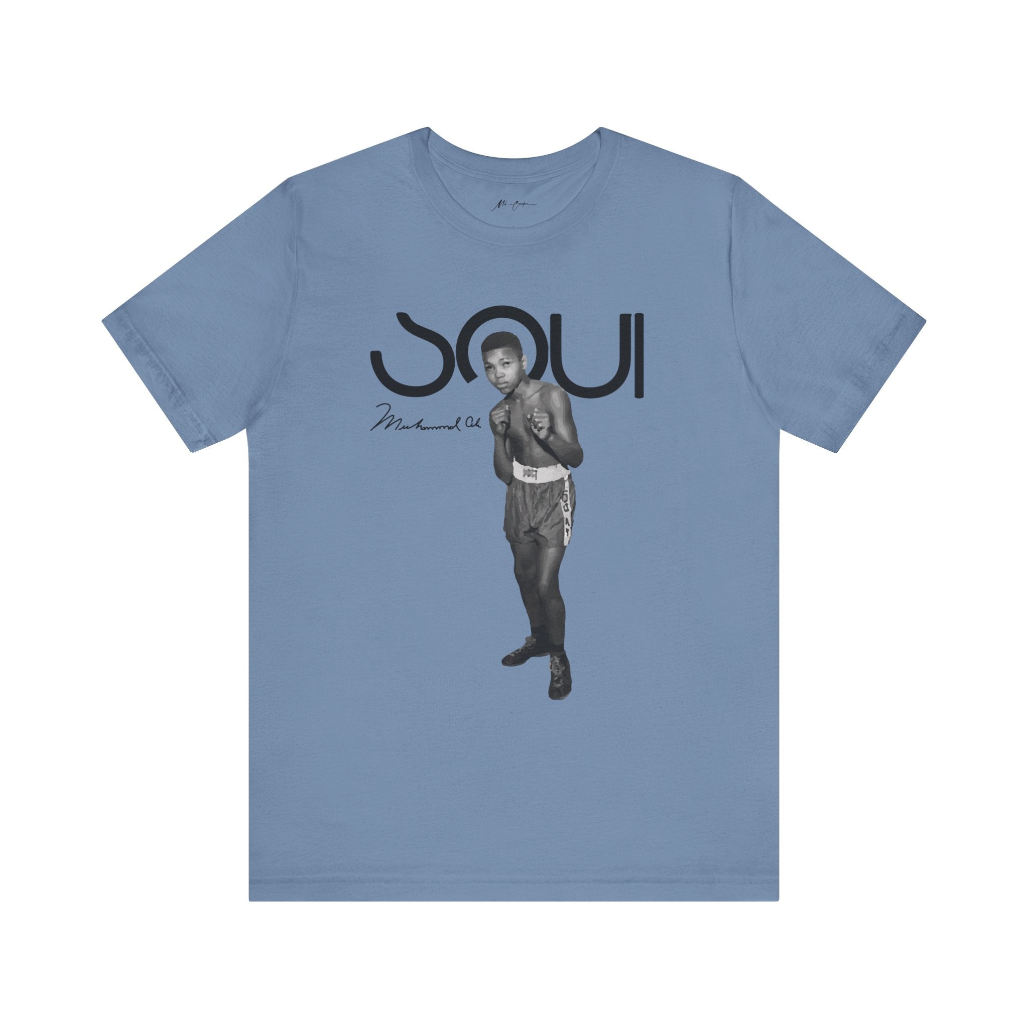 Printify T-Shirt Steel Blue / S Muhammad Ali “Rumble Young Man Rumble” | Soul Series